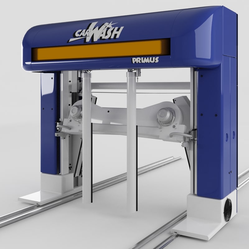 car wash machine 3d model